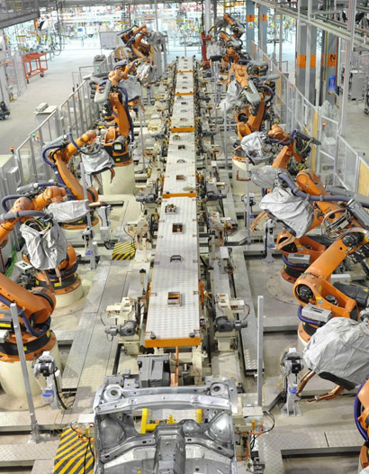 Automatic assembly line